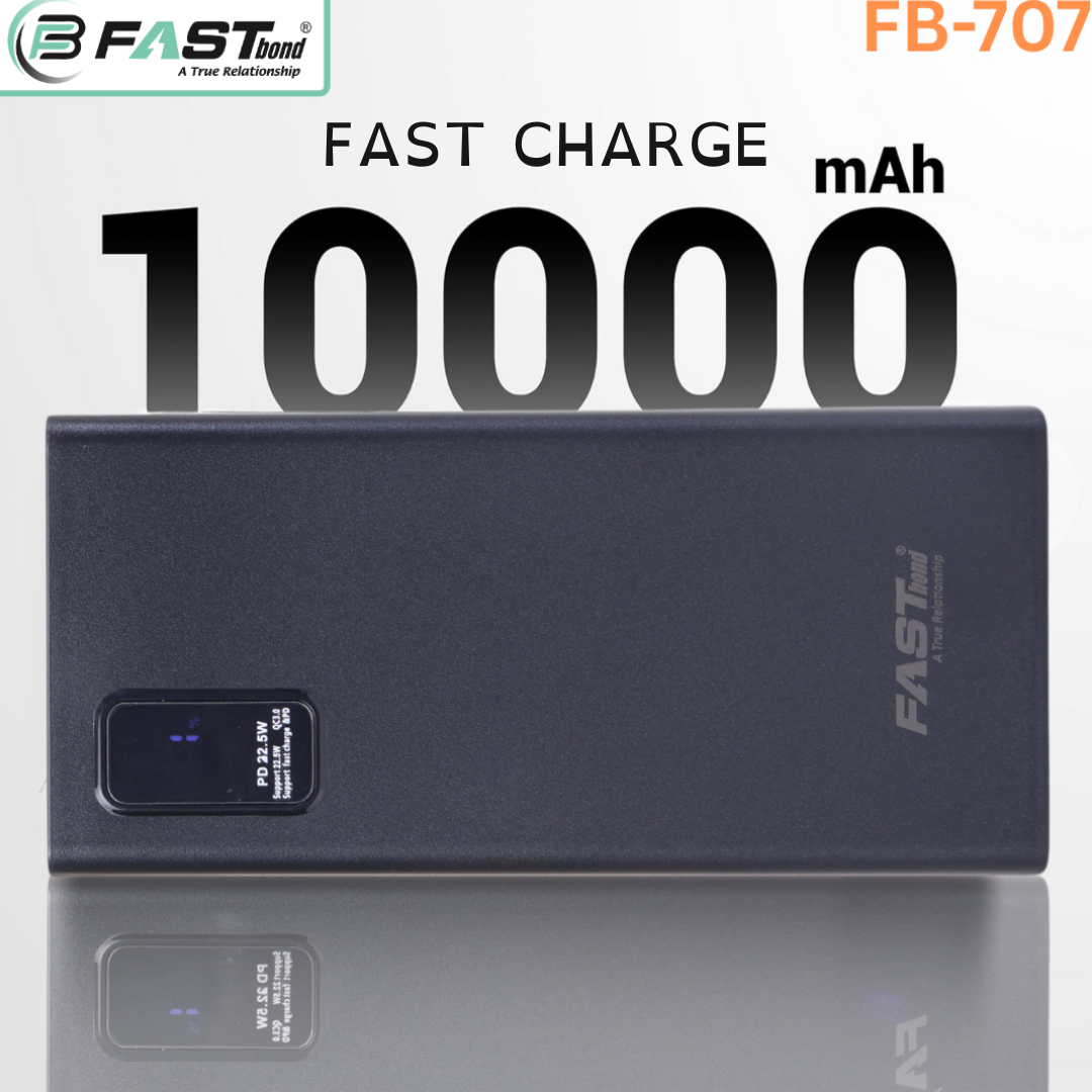 FASTBOND QCPD 10000 MAH POWERBANK WITH FAST CHARGER 22.5W - Image 3