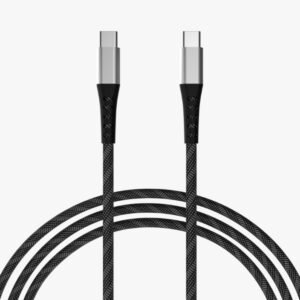 FASTBOND POWERBRAID BRAIDED CABLE TYPE C TO TYPE C 65 WATT CABLE